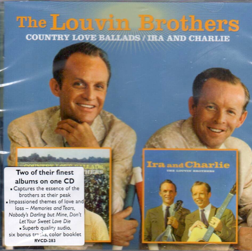 LOUVIN BROTHERS, THE - Country Love Ballads + Ira And Charlie