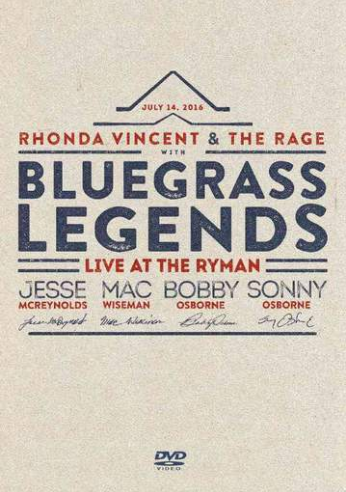 VINCENT, RHONDA & THE RAGE - With Bluegrass Legends: Live At The Ryman